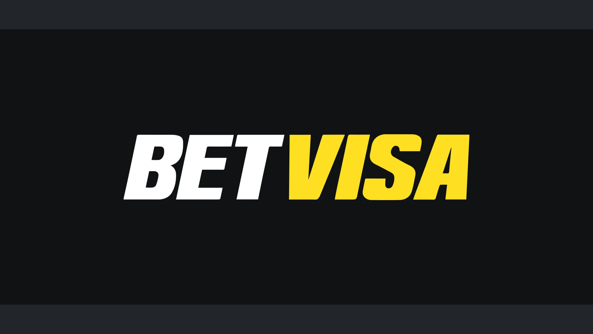 BETVISA wordmark on a dark grey and black panel