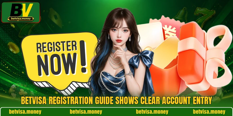 BETVISA registration guide shows clear account entry BETVISA registration guide shows clear account entry