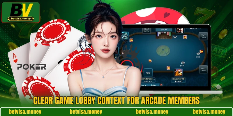Clear game lobby context for Arcade members Clear game lobby context for Arcade members
