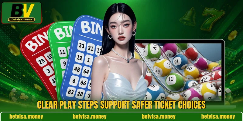 Clear play steps support safer ticket choices