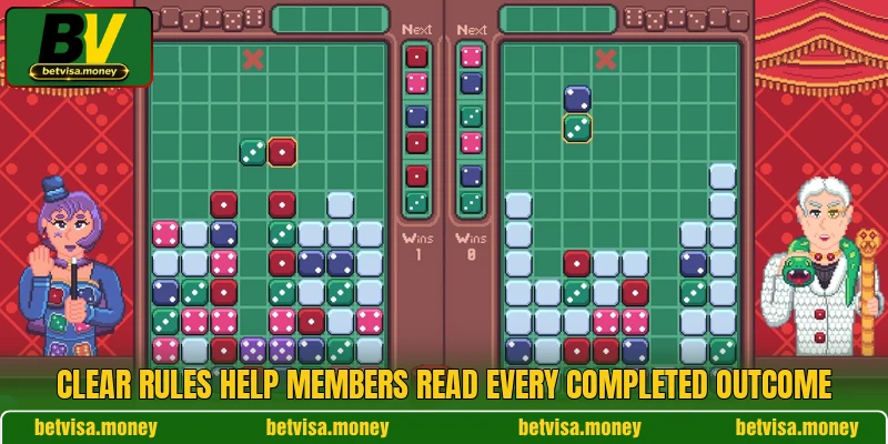 Clear rules help members read every completed outcome