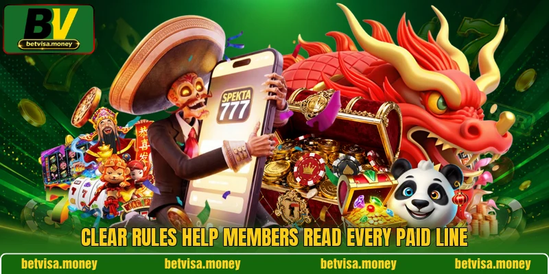 Clear rules help members read every paid line