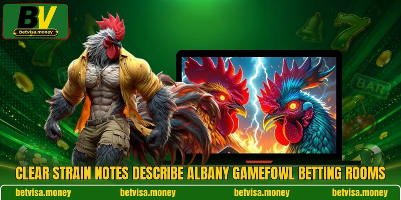 Clear strain notes describe Albany Gamefowl betting rooms Clear strain notes describe Albany Gamefowl betting rooms