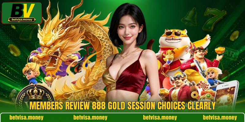Members review 888 Gold session choices clearly