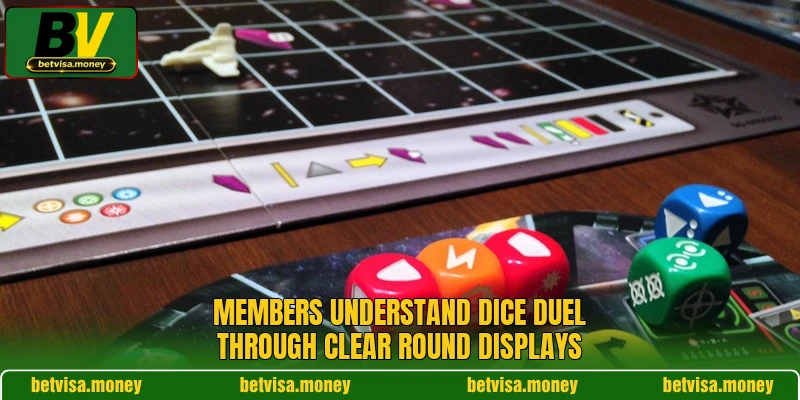 Members understand Dice Duel through clear round displays