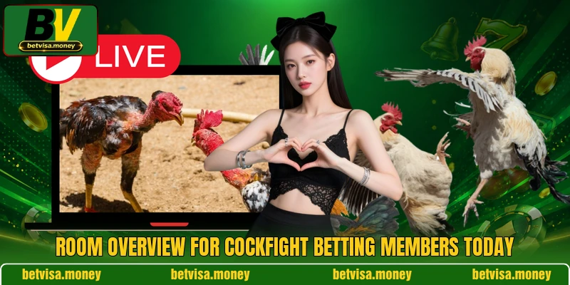 Room overview for cockfight betting members today