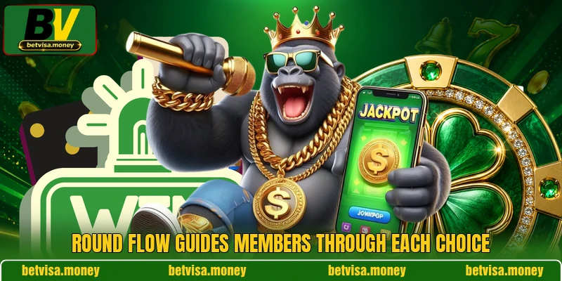 Round flow guides members through each choice