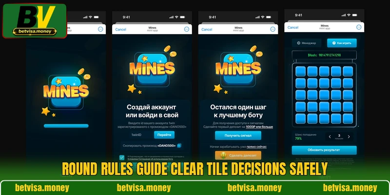 Round rules guide clear tile decisions safely