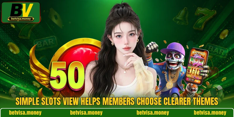 Simple slots view helps members choose clearer themes