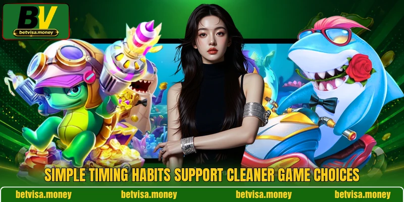 Simple timing habits support cleaner game choices Simple timing habits support cleaner game choices